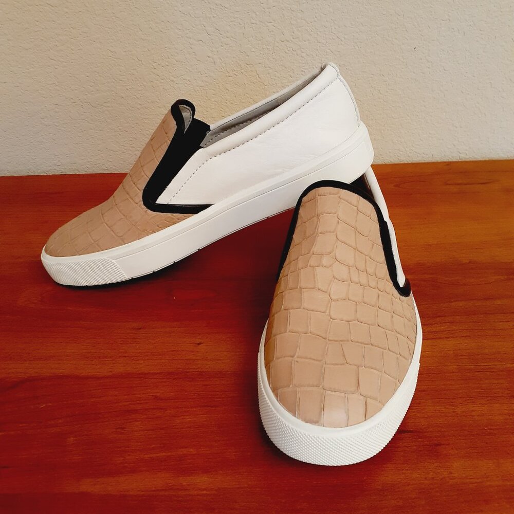 Vince Croc Embossed Slip-on Sneaker